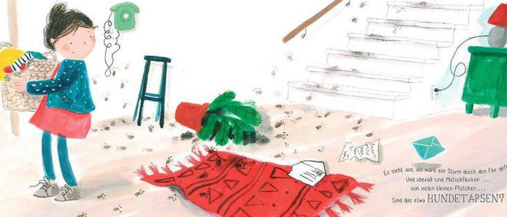 Ein Hund ist im Haus, denkt die entsetzte Mutter – bis sie Mokka kennenlernt. 