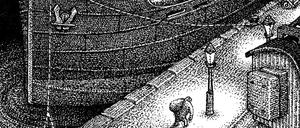 Vignette aus dem Roman "Sally Jones - Mord ohne Leiche".