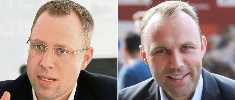 Mario Czaja (l.) sitzt für die CDU im Abgeordnetenhaus, Sebastian Czaja ist für die FDP ins Parlament eingezogen.
