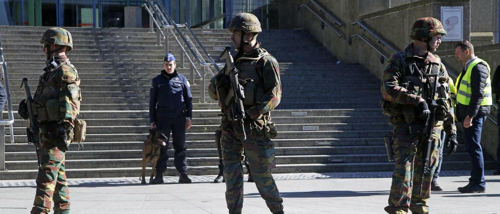 Belgien: Bombenalarm am Gare du Nord in Brüssel.