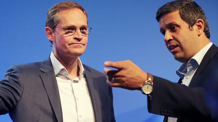 Alphatiere unter sich: Michael Müller (l.) und Raed Saleh.