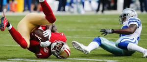 Drunter und drüber: Das Spiel der San Francisco 49ers und Dallas Cowboys war lange umkämpft, am Ende setzten sich die Texaner durch.