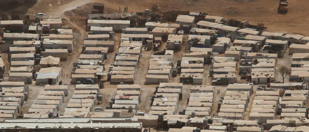 Ein Lager für syrische Flüchtlinge im libanesischen Arsal.