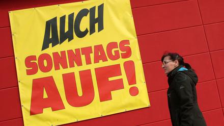 Acht Mal können die Berliner auch 207 wieder am Sonntag shoppen gehen.