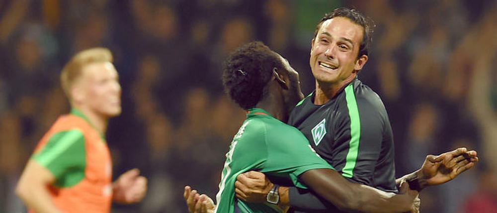 Echte Freude. Alexander Nouri bleibt Trainer in Bremen.