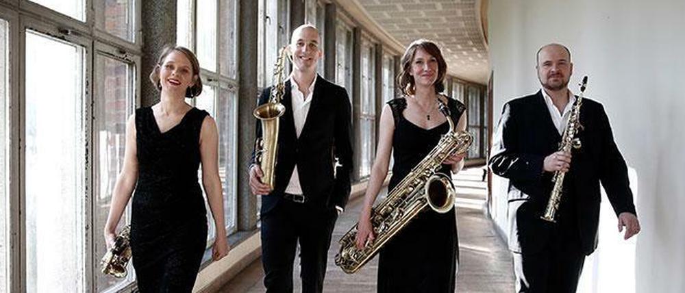 Das Saxophonquartett clair-obscur