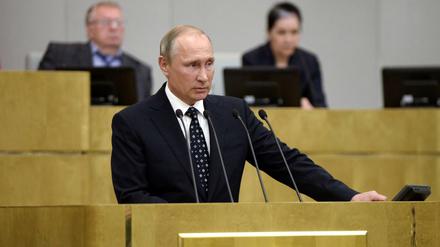 Bei der Eröffnungssitzung des neuen Parlaments sprach Russlands Präsident Wladimir Putin am Mittwoch dieser Woche zu den neugewählten Abgeordneten. 