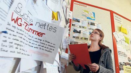 Wohin nur? Viele Studenten suchen noch händeringend nach einem WG-Zimmer, aber die sind teuer. 