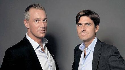 Die Gründer von Liqid, Christian Schneider-Sickert (links) und Kyros Khadjavi. 