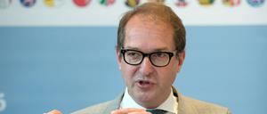 Bundesverkehrsminister Alexander Dobrindt (CSU).