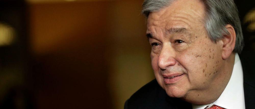Antonio Guterres war früher Chef des UN-Flüchtlingswerks. 