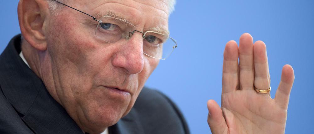 Ringt mit den Ländern um Geld und Einfluss: Bundesfinanzminister Wolfgang Schäuble.