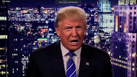 Der republikanische Präsidentschaftskandidat Donald Trump entschuldigt sich in einer Videobotschaft für vulgäre Äußerungen über Frauen aus dem Jahr 2005.