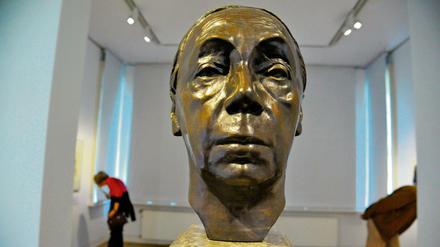 Selbstbildnis von Käthe Kollwitz im Berliner Kollwitz-Museum.