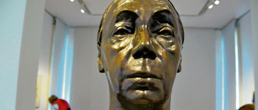 Selbstbildnis von Käthe Kollwitz im Berliner Kollwitz-Museum.