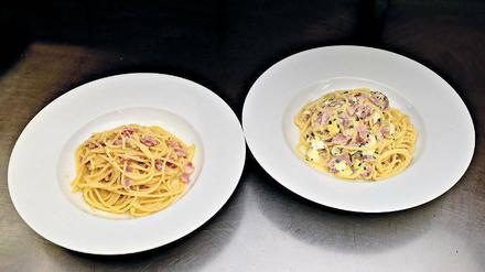 Kochduell. Carbonara – oder etwa pochiertes Ei mit Nudeln? Im Test können die One-Pot-Gerichte nicht immer mithalten. 