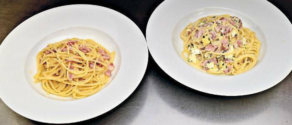 Kochduell. Carbonara – oder etwa pochiertes Ei mit Nudeln? Im Test können die One-Pot-Gerichte nicht immer mithalten. 