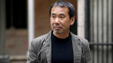 Der japanische Schriftsteller Haruki Murakami, Favorit für den Literaturnobelpreis, hier vor ein paar Tagen in Barcelona.