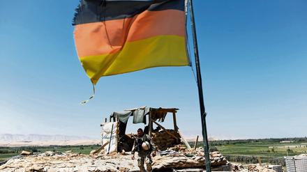 Bundeswehrsoldaten nahe Kundus.