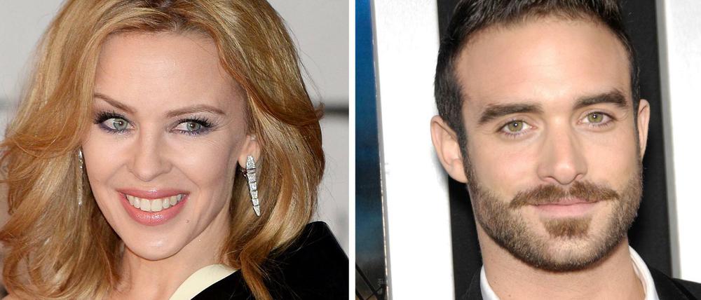 Die australische Sängerin Kylie Minogue und ihr Freund Joshua Sasse.