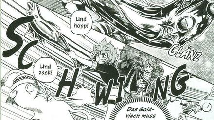 Goldfinger in Action: Eine Szene aus "Goldfisch".