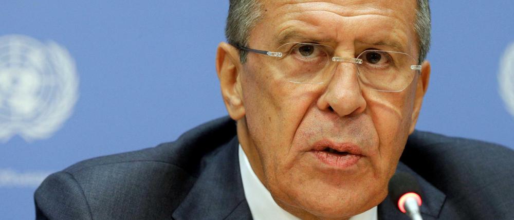 Der Außenminister von Russland, Sergei Lawrow.