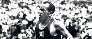 Die Lokomotive in Aktion. Emil Zatopek.