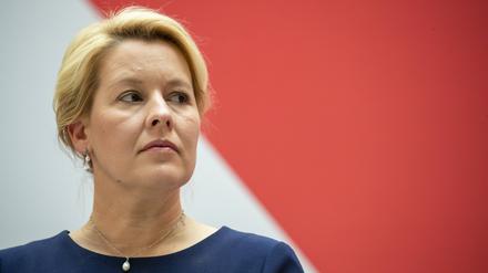 Franziska Giffey kurz nach der Bundestagswahl.
