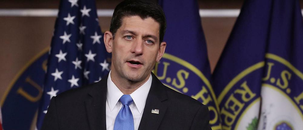 Paul Ryan, Präsident des US-Repräsentantenhauses, und führender republikanischer Politiker.