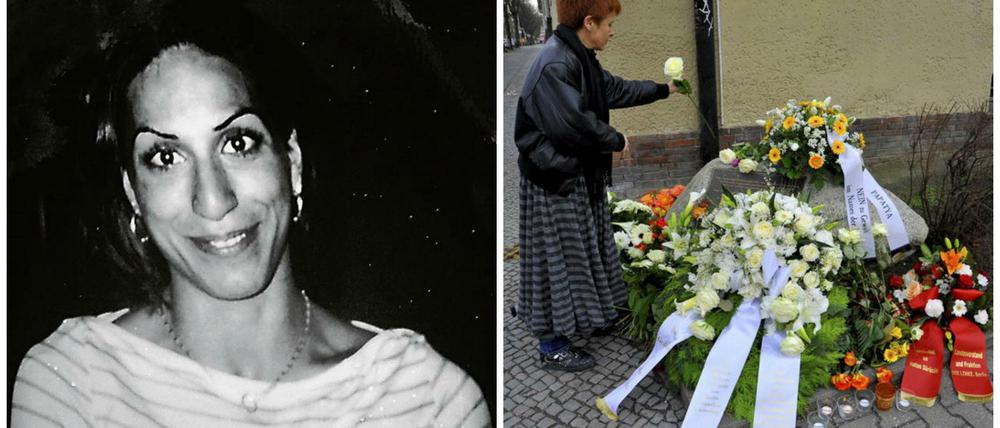 An Hatun Sürücü wird Jahr für Jahr erinnert, wie hier im Frühjahr 2016 am damaligen Tatort. 