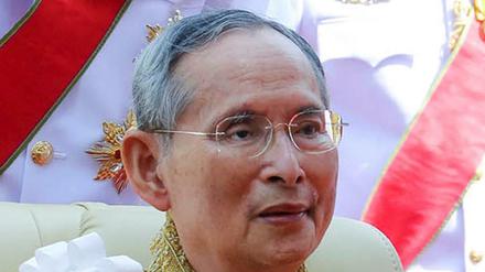 Thailands König Bhumibol Adulyadej.