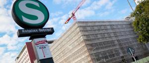 Die Baustelle des Deutschlandhauses im August 2016.