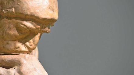 Wo sind die Philosophen, wenn man sie braucht? HU-Professor Geert Keil hat sich auf die Suche gemacht. Das Bild zeigt ein Detail von Auguste Rodins Plastik "Der Denker".