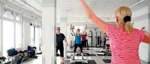 Drogerie-Sport. Die Mitglieder der Aerobic-Gruppe treffen sich jetzt in einem ehemaligen Schlecker-Laden in Berlin-Karow. 