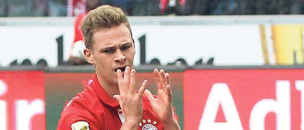 Steht alles andere als sinnbildlich für die Krise, in dieser Szene aber schon: Joshua Kimmich.