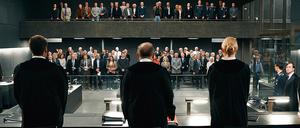 Der "Fall Lars Koch" - in einer Szene des Films "Terror - Ihr Urteil" vor der fiktiven großen Strafkammer des Schwurgerichts Berlin.