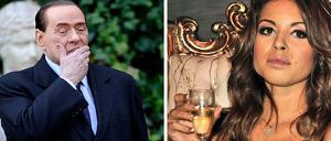 Silvio Berlusconi und Ruby.