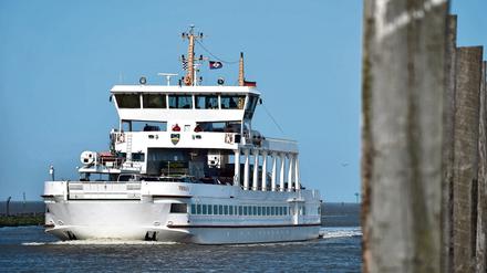 Eine Fähre zur Nordseeinsel Juist, die MS Frisia II (Archivbild). 