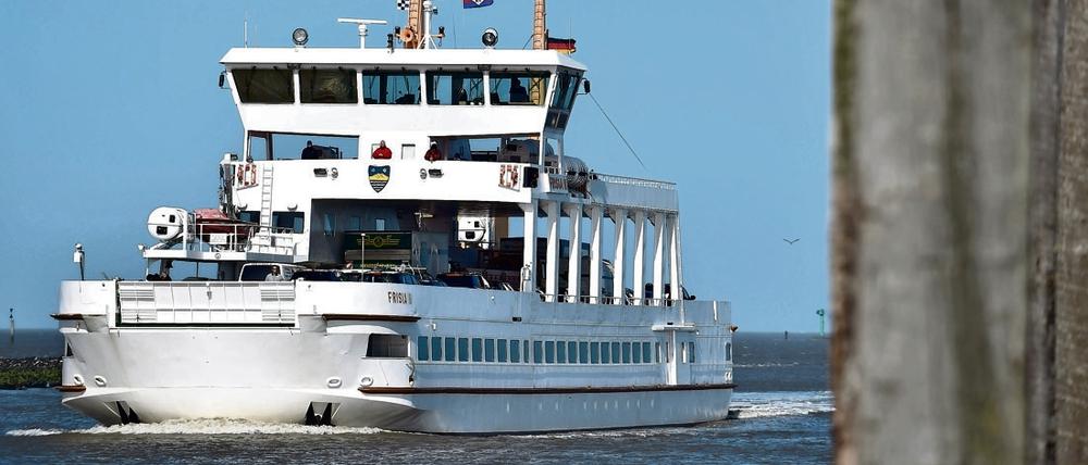 Eine Fähre zur Nordseeinsel Juist, die MS Frisia II (Archivbild).