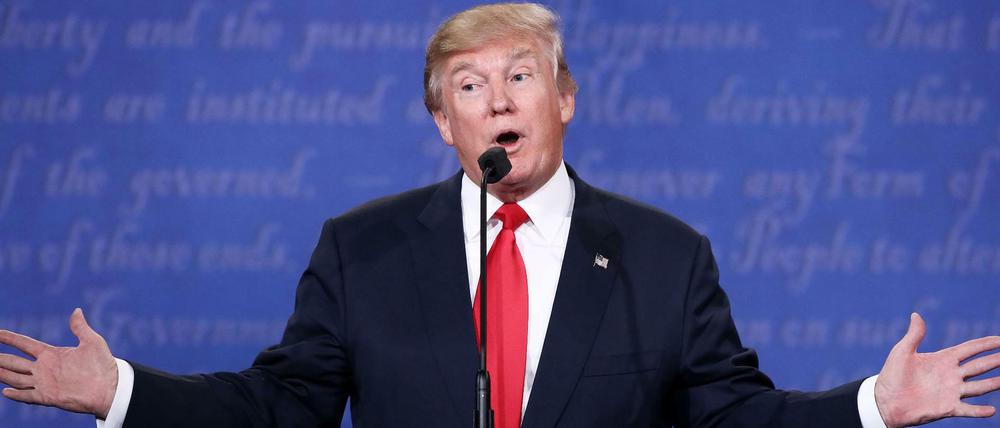 Wird er eine Wahlniederlage akzeptieren? Donald Trump lässt das offen.