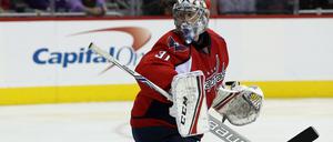 Shut out. Philipp Grubauer bei der Arbeit.