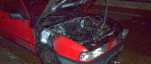 Rechter Brandanschlag in Rudow? Das Auto gehört einer Mitarbeiterin der Falken.