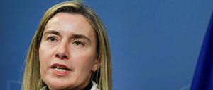 Federica Mogherini, Außenbeauftragte der EU.