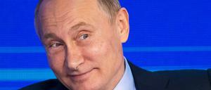 Wladimir Putin auf Staatsbesuch in Berlin.