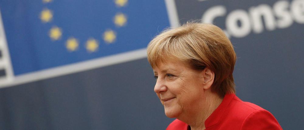 Angela Merkel beim EU-Gipfel in Brüssel.