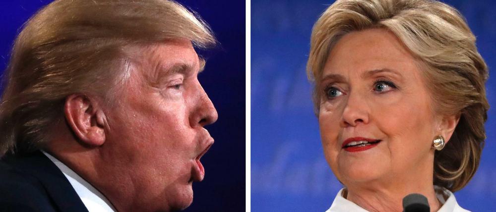Donald Trump und Hillary Clinton haben sehr unterschiedliche Ansichten, wie die Wirtschaftsordnung im Land aussehen soll.