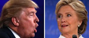 Donald Trump und Hillary Clinton haben sehr unterschiedliche Ansichten, wie die Wirtschaftsordnung im Land aussehen soll.