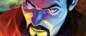 Diagnostischer Blick: Dr. Strange auf dem Comic-Cover seiner modernen Herkunftsgeschichte.