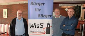 Michael Althoff und Jürgen Kessling machen weiter, Emilio Paolini zieht es nach Indien (v.l.n.r.).