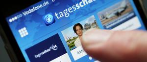 Die Tagesschau-App.